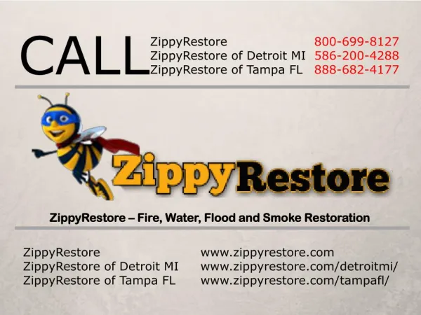 Flood Restoration Largo FL 888-682-4177 ZippyRestore.com