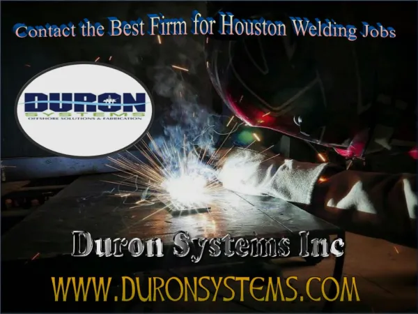 Contact the Best Firm for Houston Welding Jobs