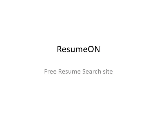 Resume sites of India | Free Resume search sites