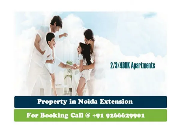 Property For Sale in Noida Extension @ 9266629901