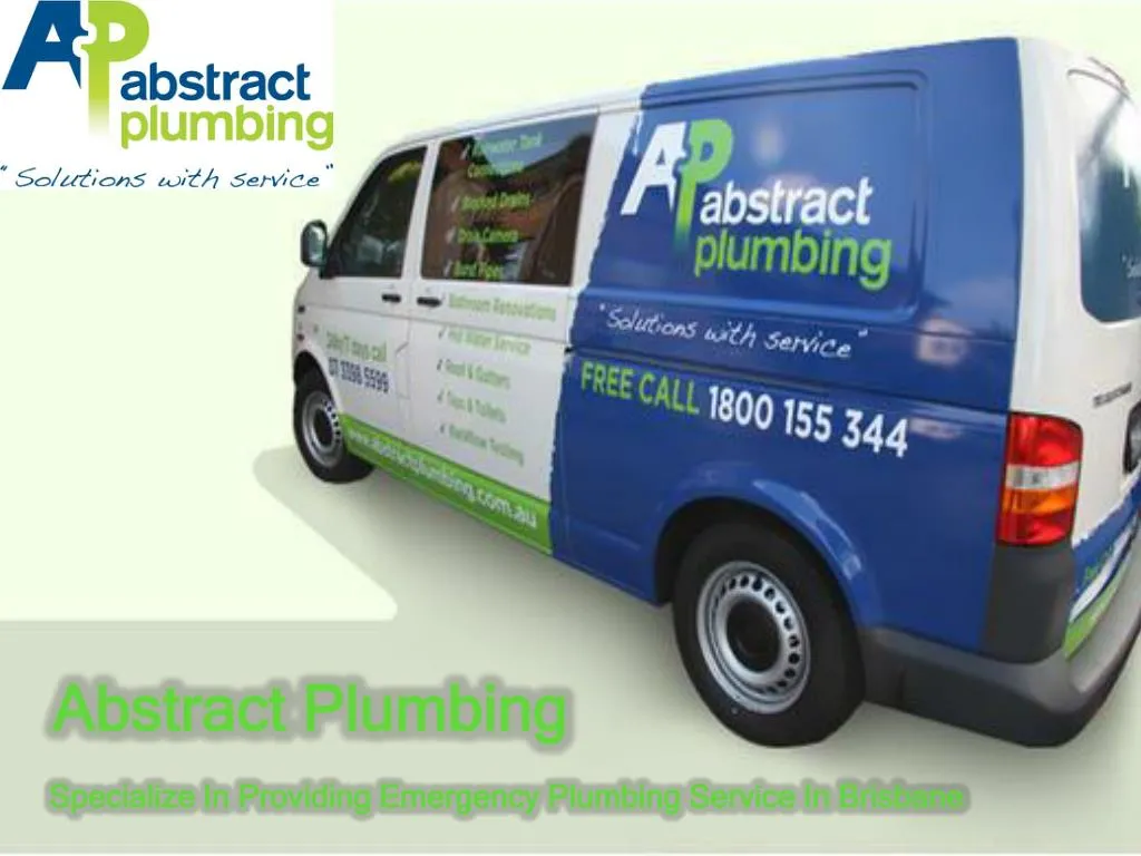 specialize in providing emergency plumbing service in brisbane