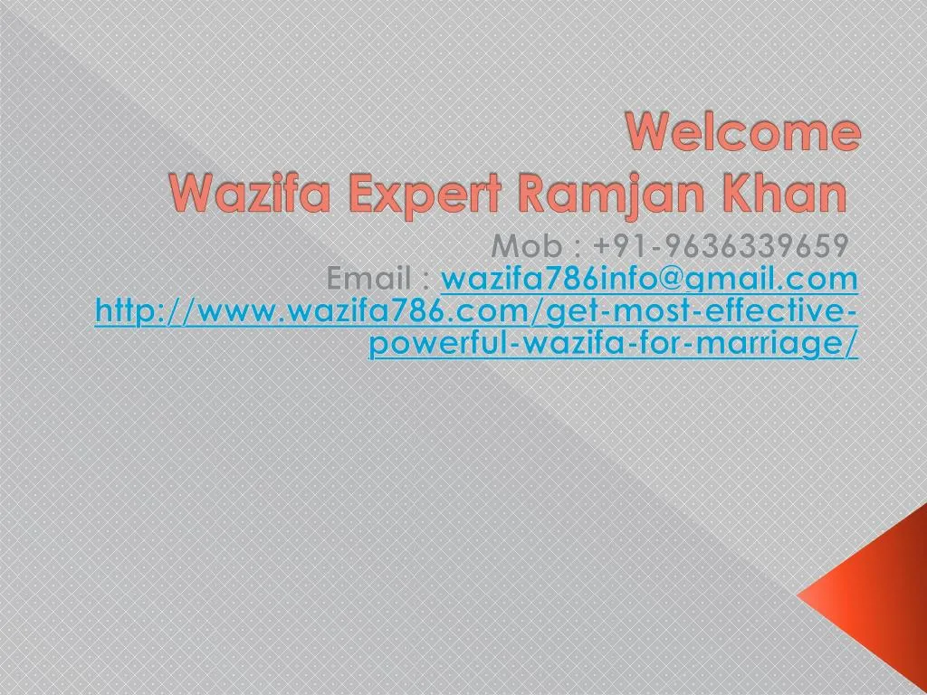 welcome wazifa expert ramjan khan