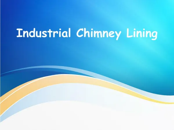 Industrial Chimney Lining 2015