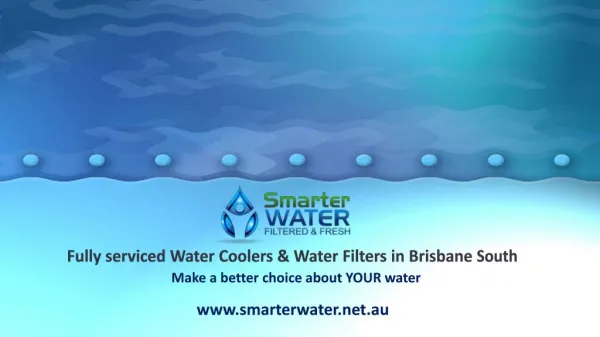 Fully serviced Water Coolers & Water Filters in Brisbane Sou