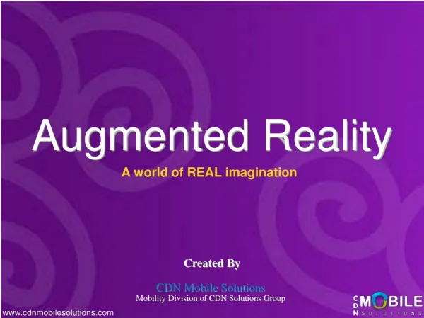 Augmented Reality And Augmented Reality Applications