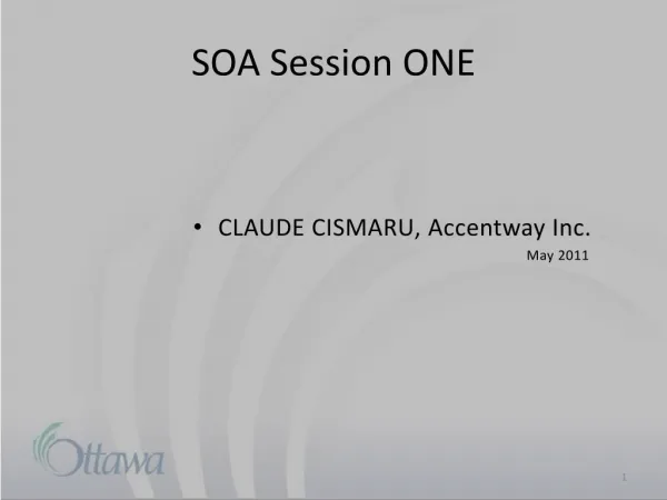 SOA-OSB Presentation