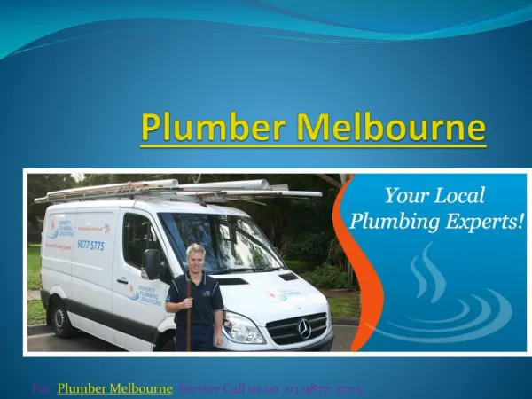 Best Plumber in Melbourne