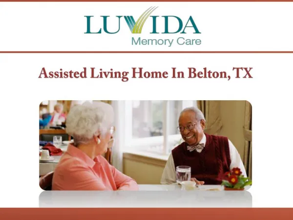 Assisted Living Home In Belton, TX
