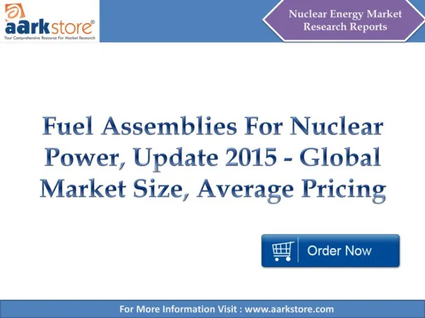 Aarkstore - Fuel Assemblies For Nuclear Power, Update 2015