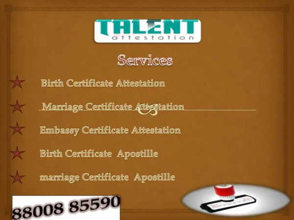 Birth Certificate Attestation in Ahmedabad, Pune, Mumbai, Ch