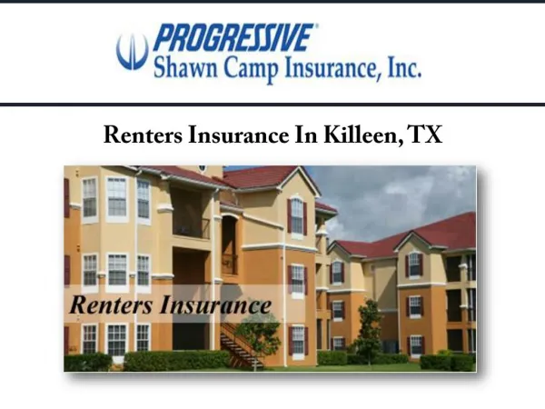 Renters Insurance In Killeen, TX