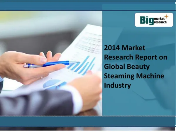 Global Beauty Steaming Machine Industry: Size, Share, Trends