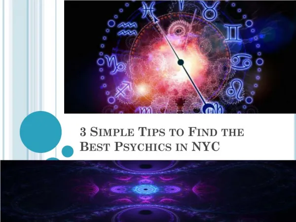 3 Simple Tips to Find the Best Psychics in NYC