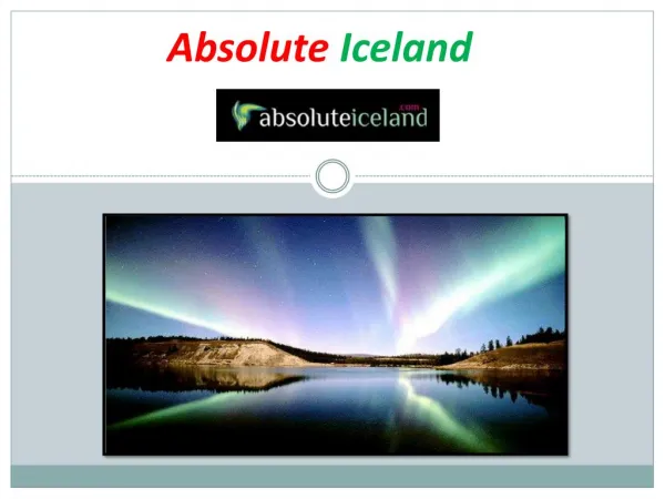 Holiday Tours in Northern Lights Iceland 2015
