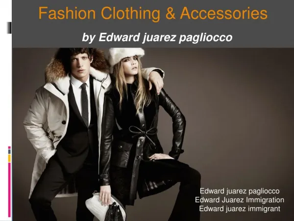 Fashion Clothing & Accessories