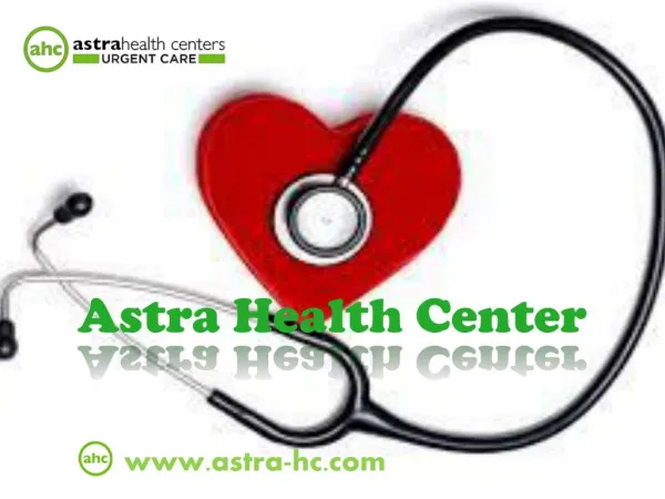 Astra Health Urgent Care Center, NJ(USA)