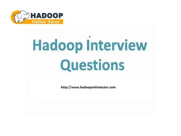 Big data Hadoop Training Online