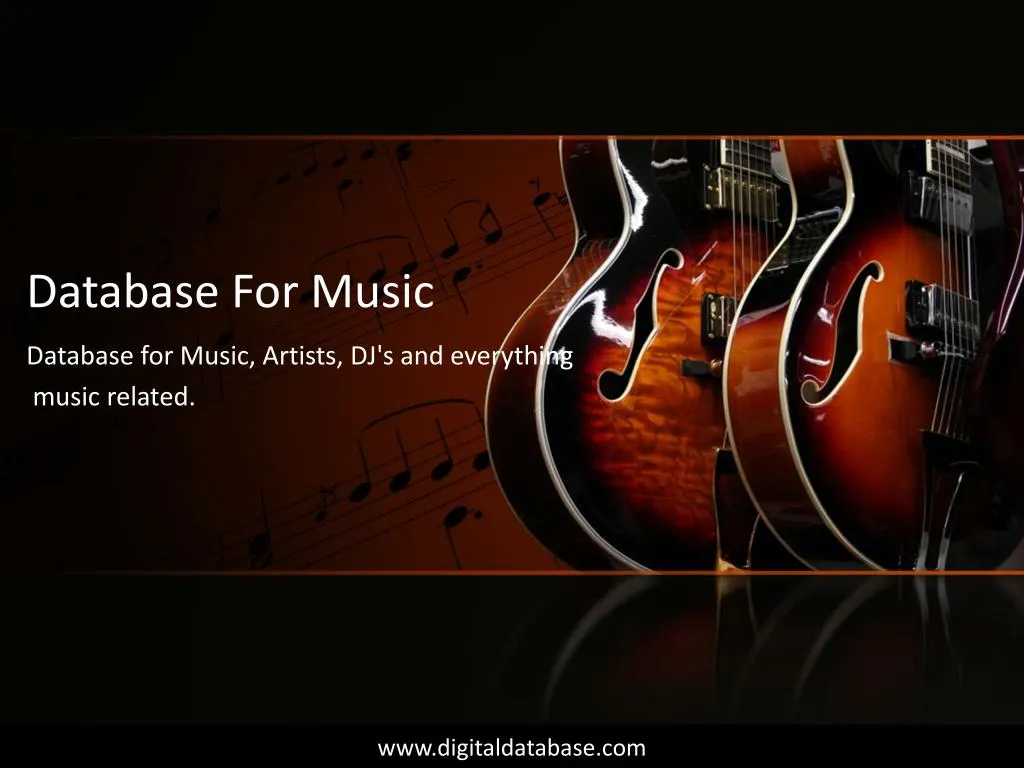 database for music