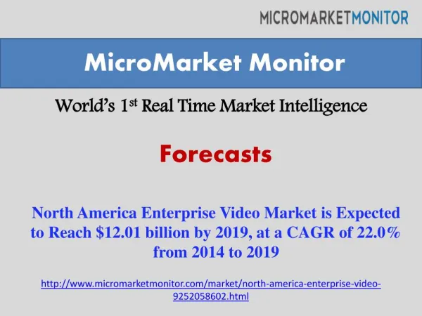 North America Enterprise Video Market is Expected to Reach $