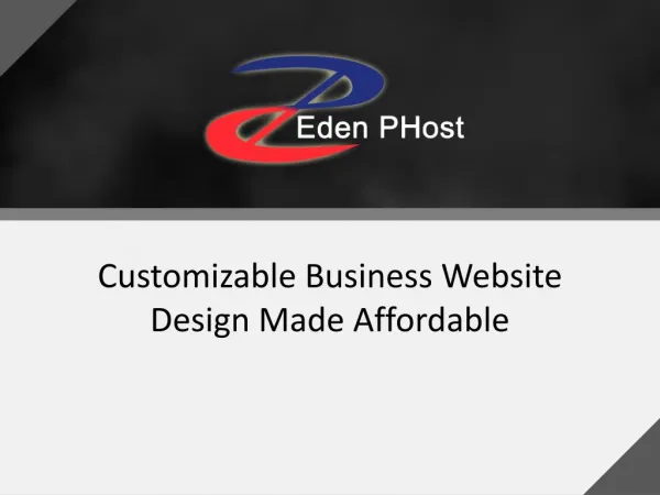 Customizable Business Website Design Made Affordable