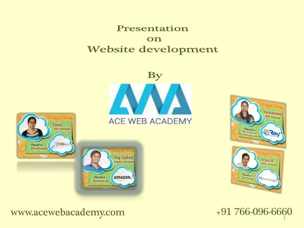 presentation on website development