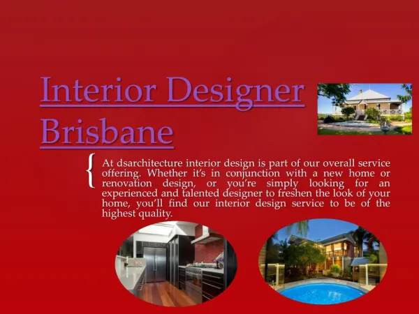 Interior Designer Brisbane