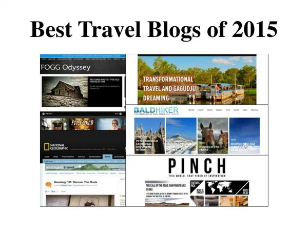 Best Travel Blogs with Amazing Pictures