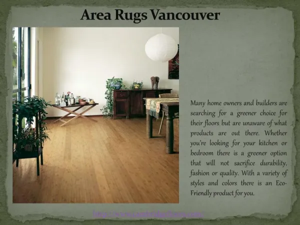 Area Rugs Vancouver