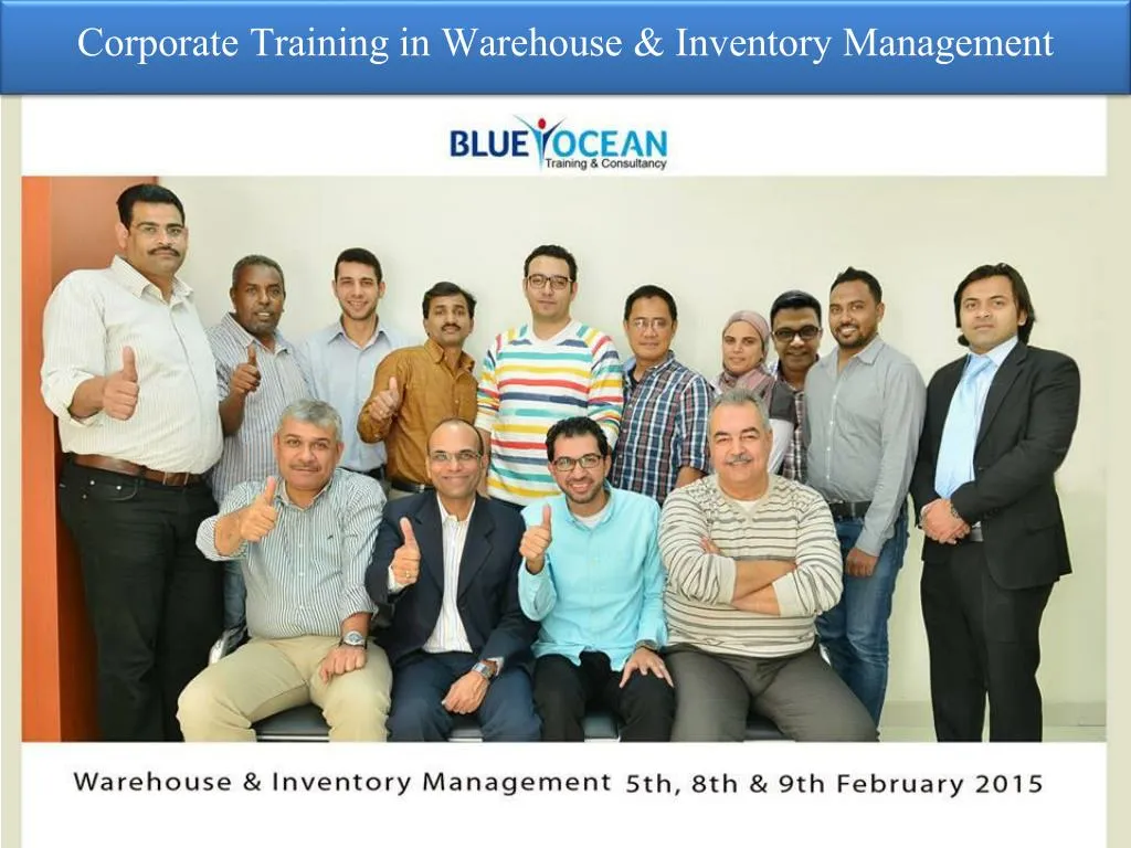 corporate training in warehouse inventory management