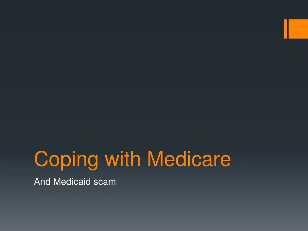 coping with medicare