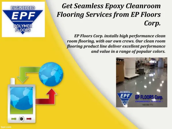 Get Seamless Epoxy Cleanroom Flooring Services from EP Floor