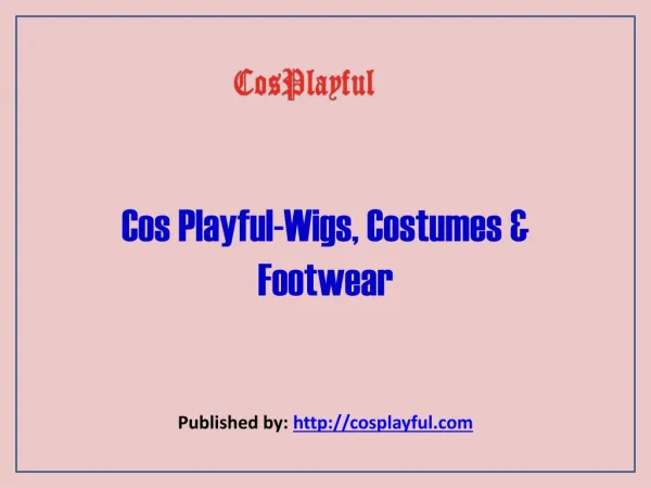 Cos Playful-Wigs,Costumes & Footwear