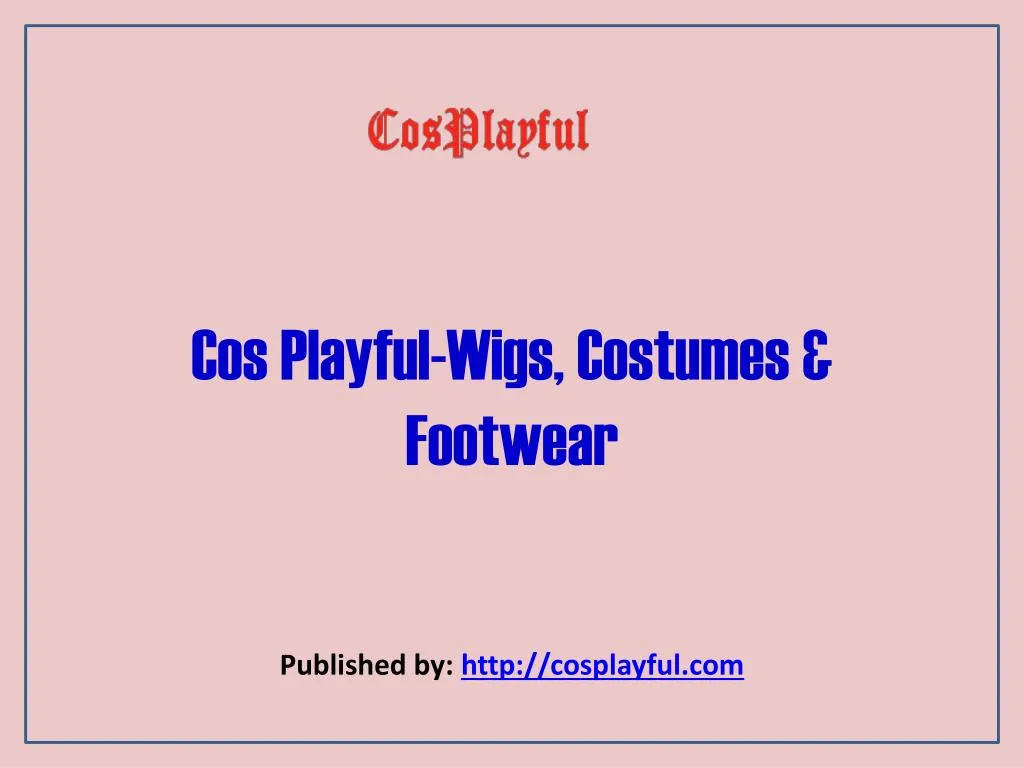 cos playful wigs costumes footwear