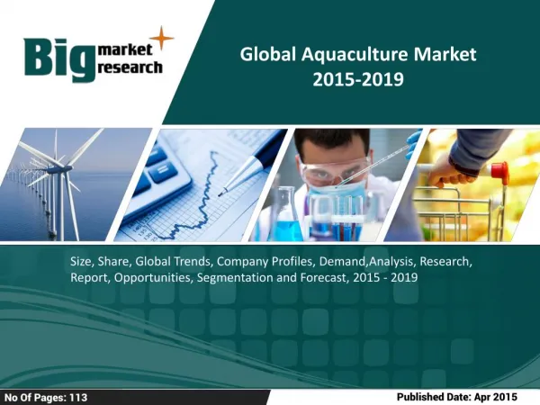 Global Aquaculture market 2019 landscape