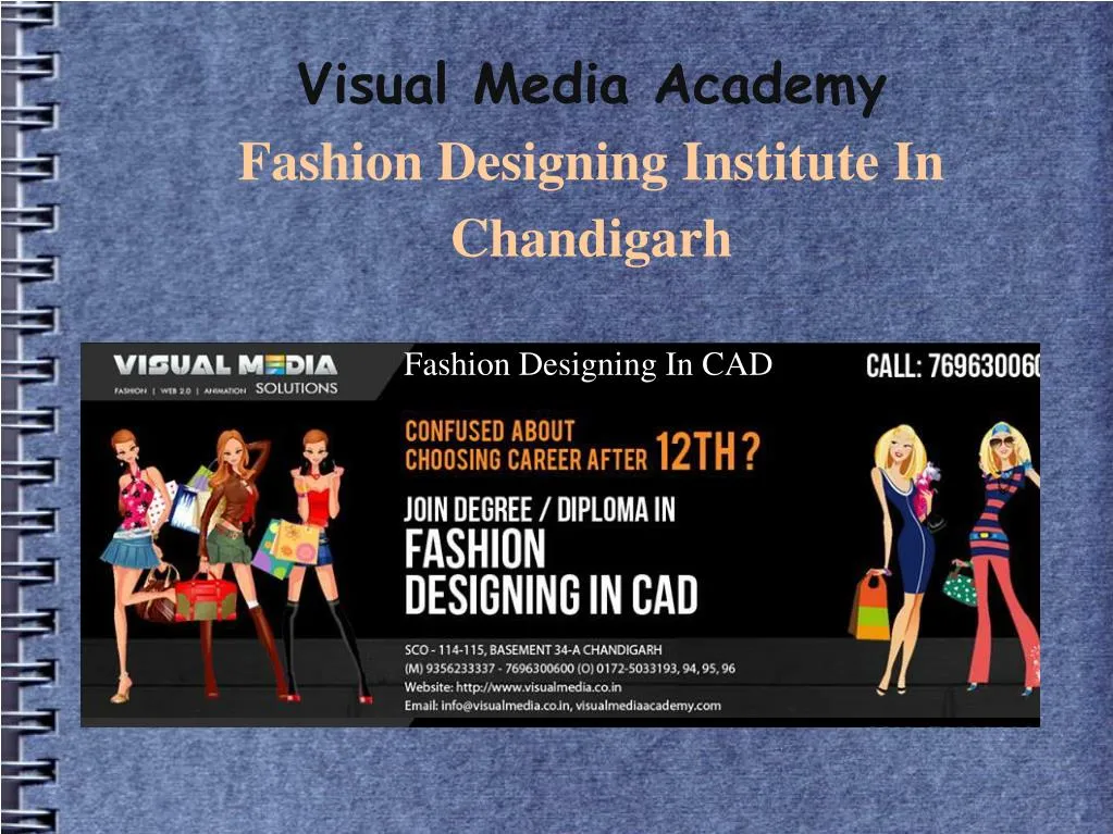 visual media academy fashion designing institute in chandigarh