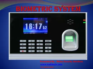 Best biometric attendance system in delhi - slide 1