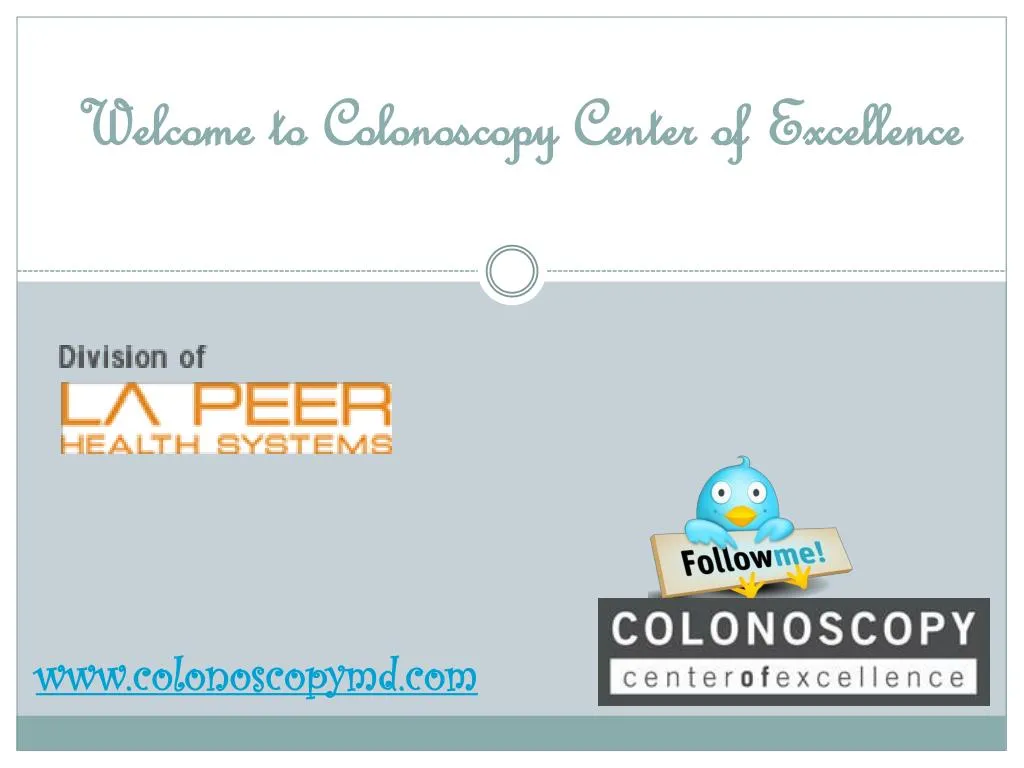 welcome to colonoscopy center of excellence