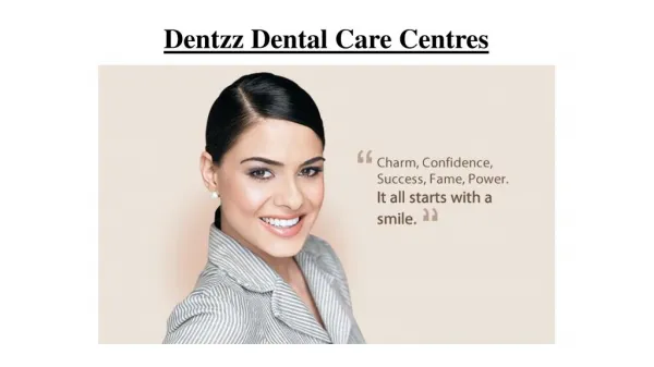 Smile Makeover At Dentzz Dental
