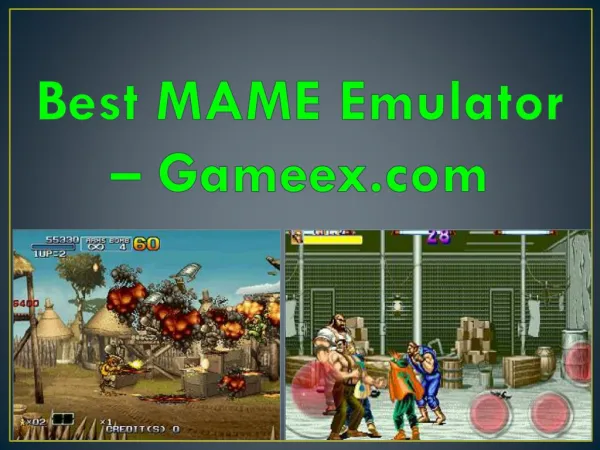 Best MAME Emulator – Gameex.com