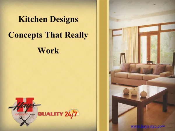 Kitchen Designs Concepts that Really Work