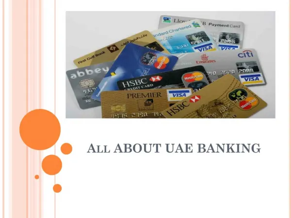 All About UAE Banking PPT