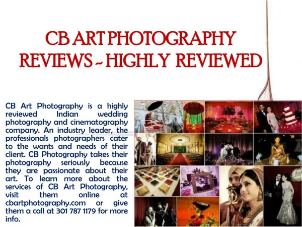 CB ART PHOTOGRAPHY REVIEWS - HIGHLY REVIEWED