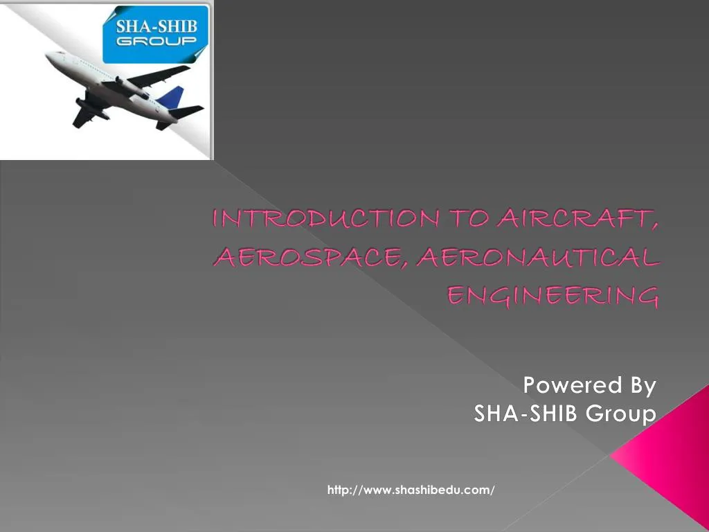 introduction to aircraft aerospace aeronautical engineering