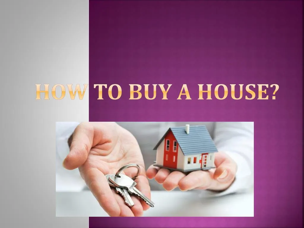 how to buy a house