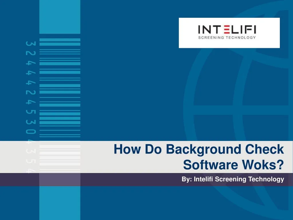 how do background check software woks