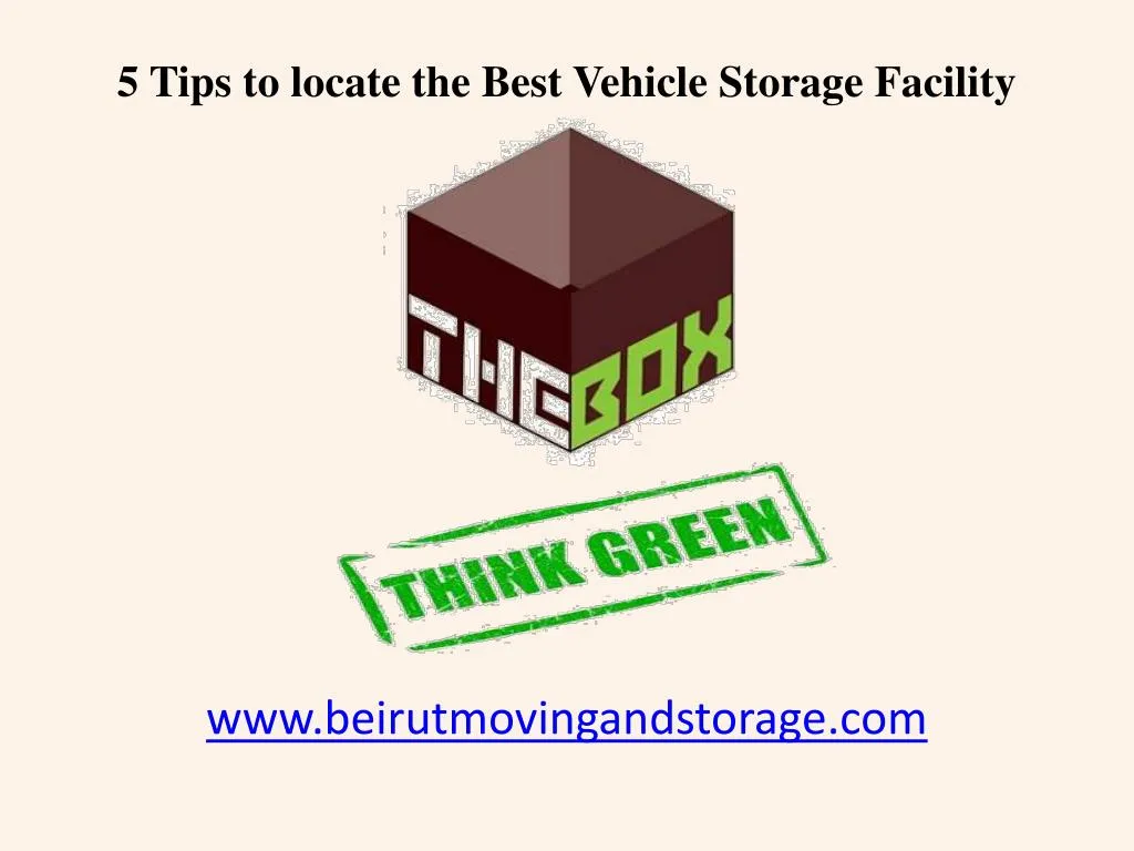 5 tips to locate the best vehicle storage facility