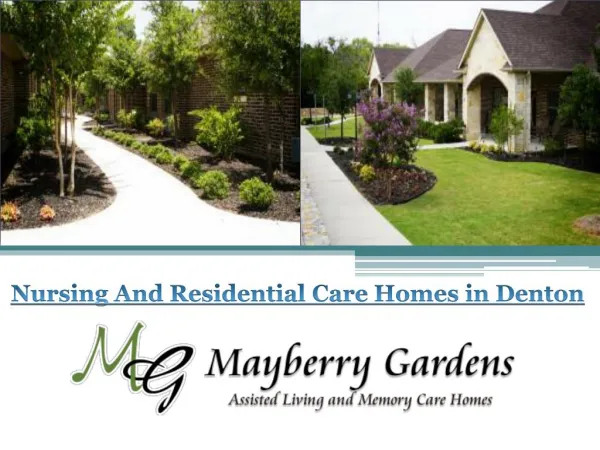 Nursing And Residential Care Homes in Denton