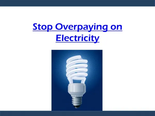 Stop Overpaying on Electricity - Shop Texas Electricity