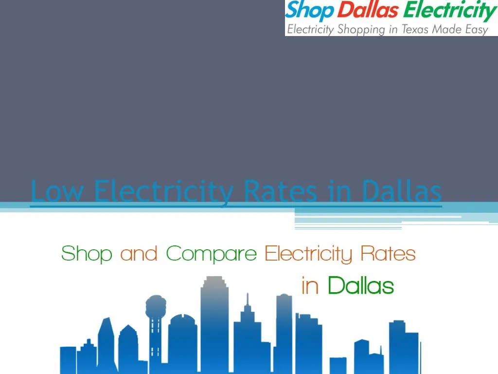 low electricity rates in dallas