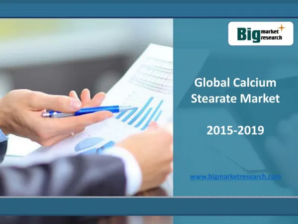 Global Calcium Stearate Market Size, Share 2015-2019